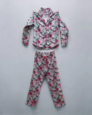 Pijama feminino Lilies Iceberg manga longa e calça