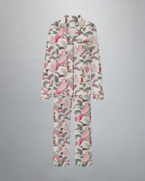 Pijama feminino Voo Sereno manga longa e calça