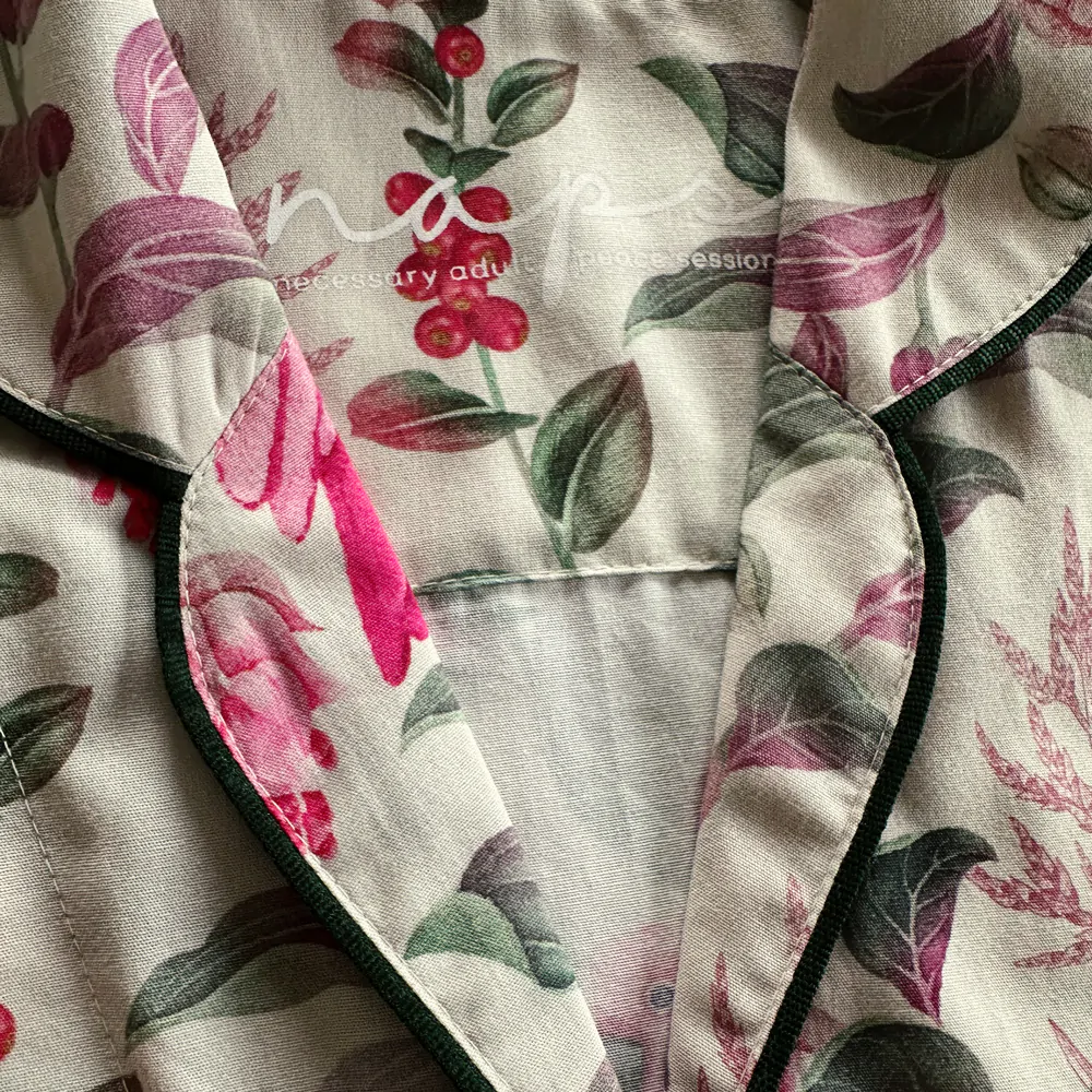 Pijama feminino Voo Sereno manga curta e shorts - Imagem 2