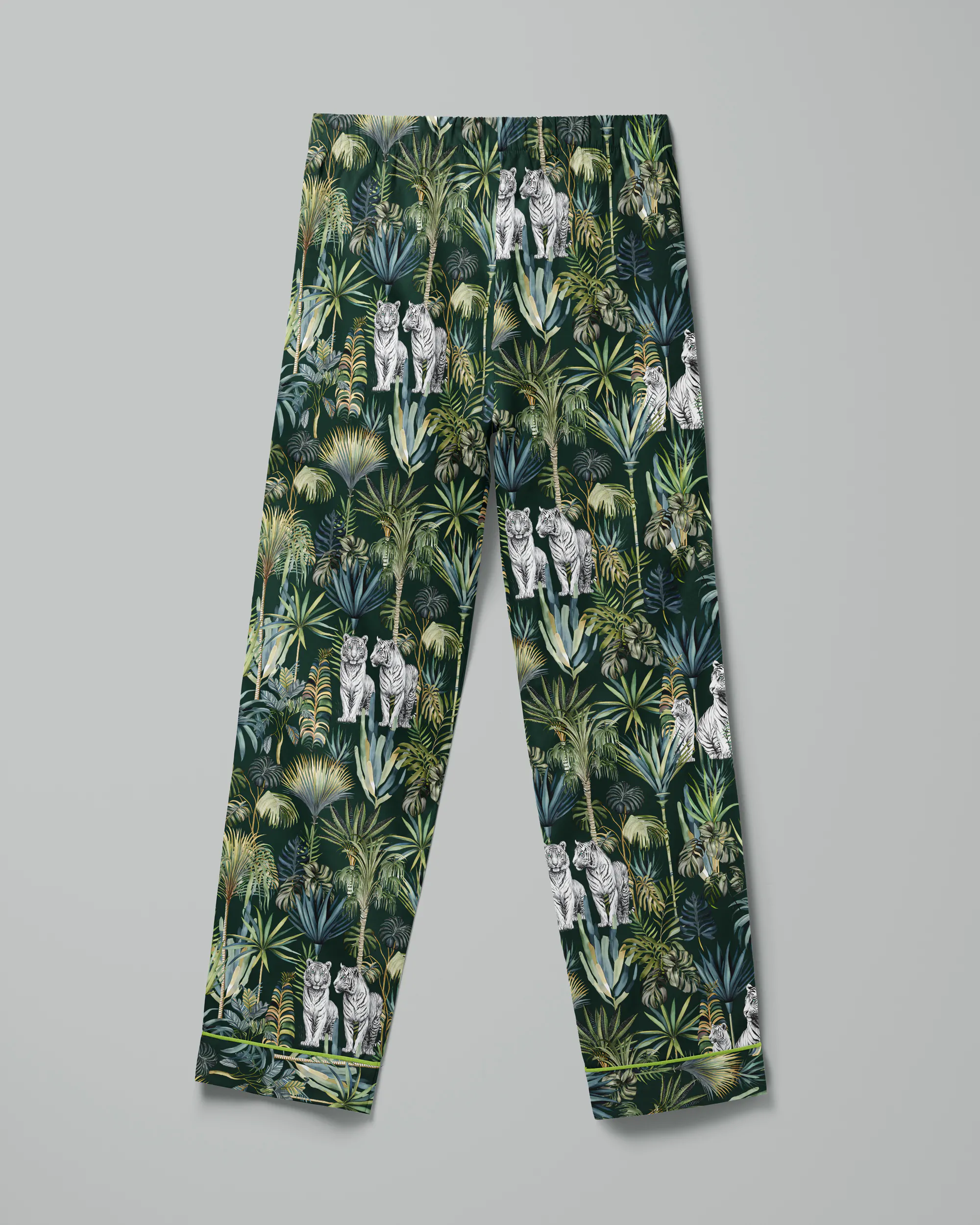 Pijama feminino Natureza Selvagem manga curta e calça - Imagem 5