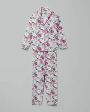 Pijama feminino Lilies Iceberg manga longa e calça